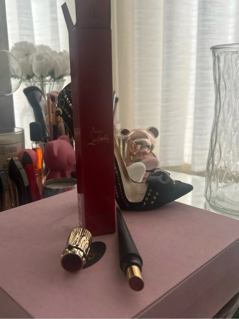 Christian Louboutin rouge stiletto Latick Redwood 157 L